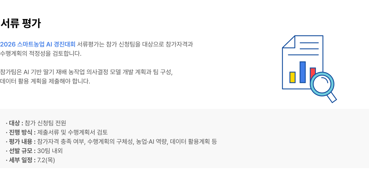 스마트농업 AI 경진대회